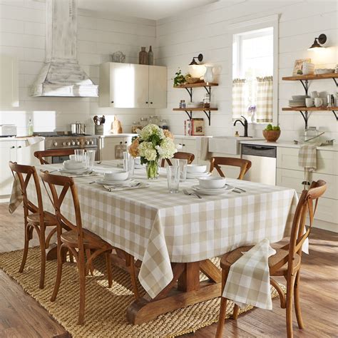 farmhouse tablecloths|round tablecloth farmhouse style white.